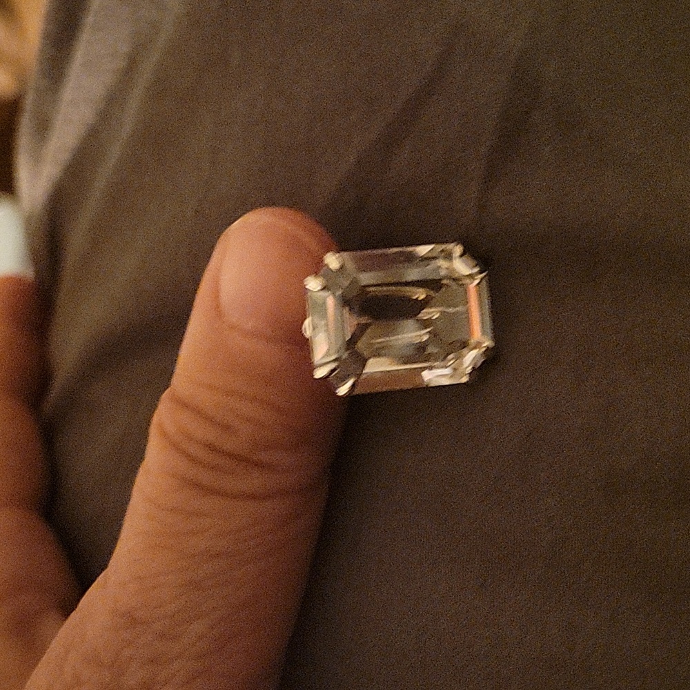 Large Swarovski clip-on earring